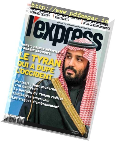L’Express – 24 octobre 2018