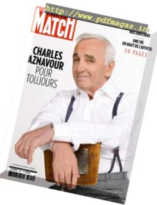 Paris Match — 03 octobre 2018