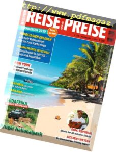 Reise und Preise — November 2018 — Januar 2019
