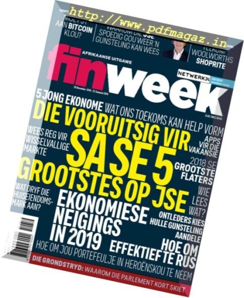 Finweek Afrikaans Edition — Desember 20, 2018