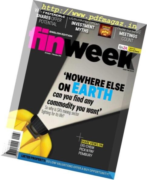 Finweek English Edition — October 25, 2018