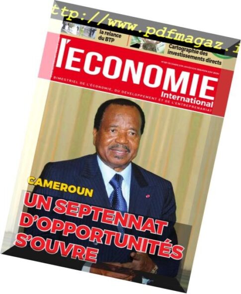 Le quotidien de l’economie magazine Afrique – 28 decembre 2018