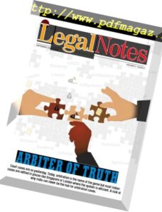 Legal Notes – September 2018