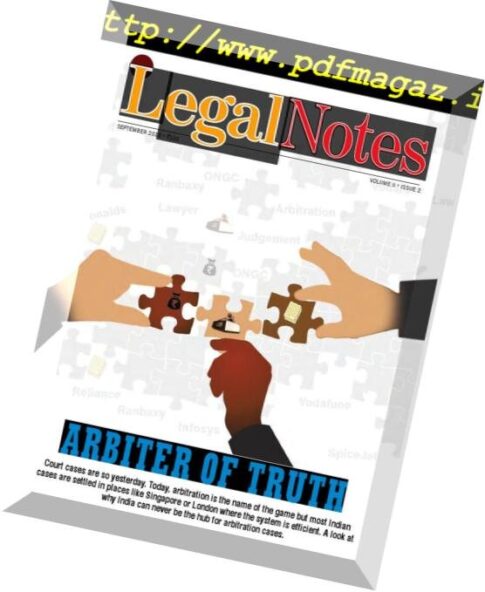 Legal Notes — September 2018