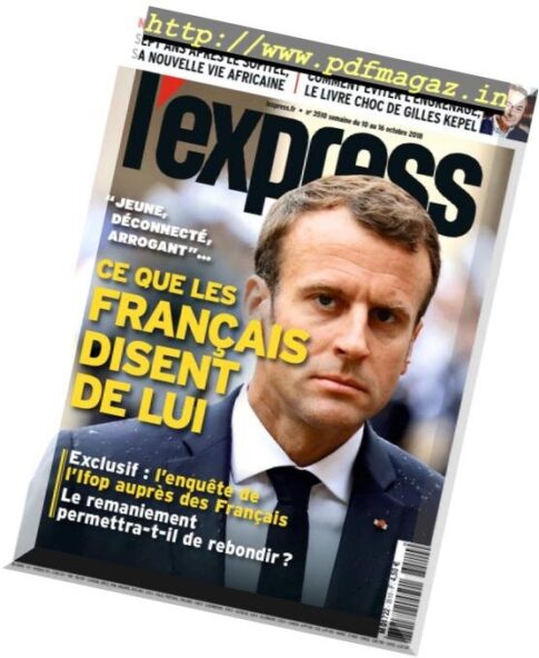 L’Express — 08 octobre 2018