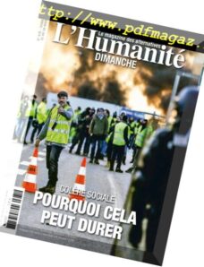 L’Humanite Dimanche – 22 Novembre 2018