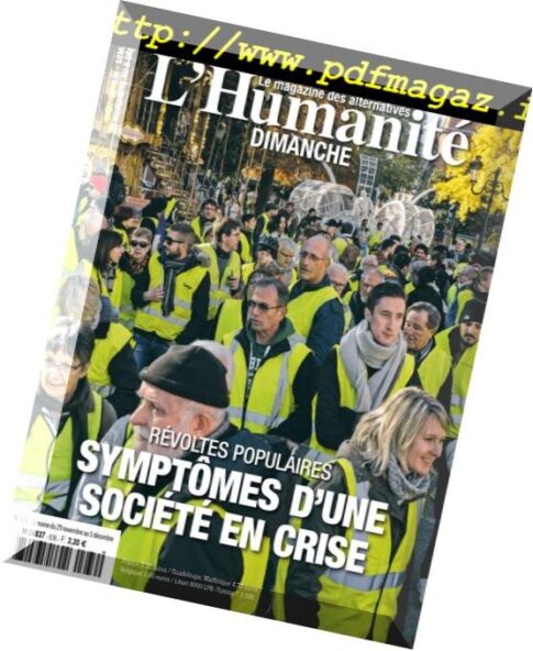 L’Humanite Dimanche – 29 Novembre 2018