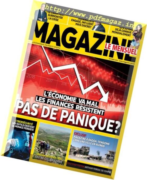 Magazine Le Mensuel – Octobre 2018