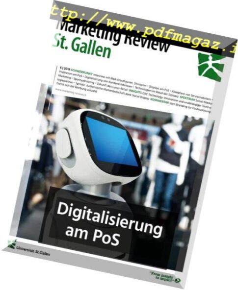 Marketing Review St Gallen — Dezember 2018