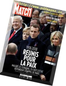 Paris Match – 15 novembre 2018