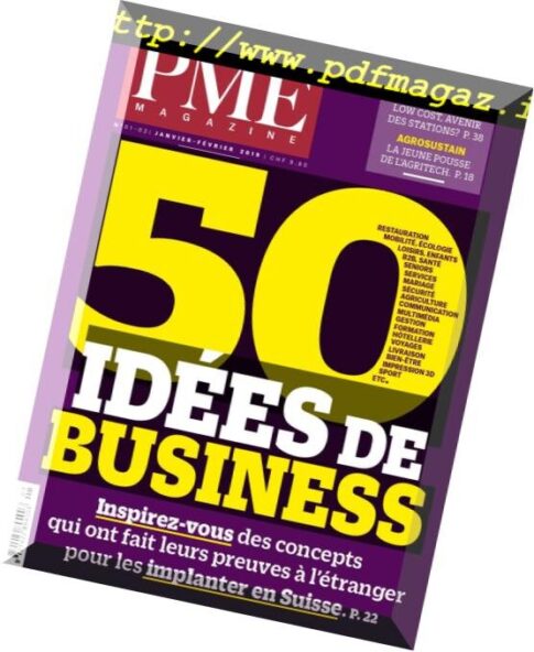 PME Magazine — janvier 2019