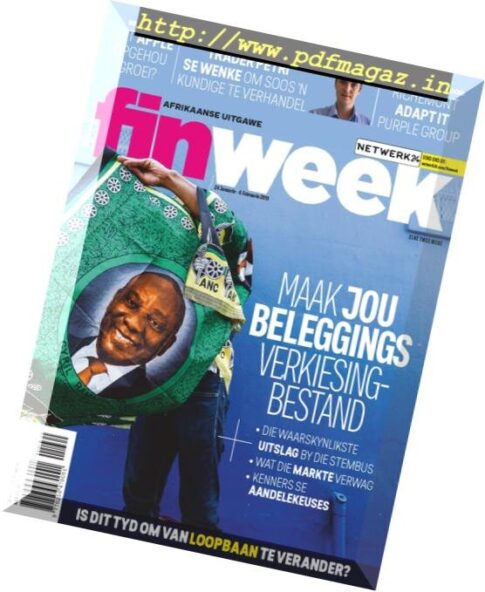 Finweek Afrikaans Edition — Januarie 24, 2019