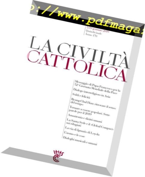 La Civilta Cattolica – 5 Gennaio 2019