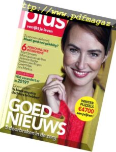 Plus Magazine Netherlands – Januari 2019