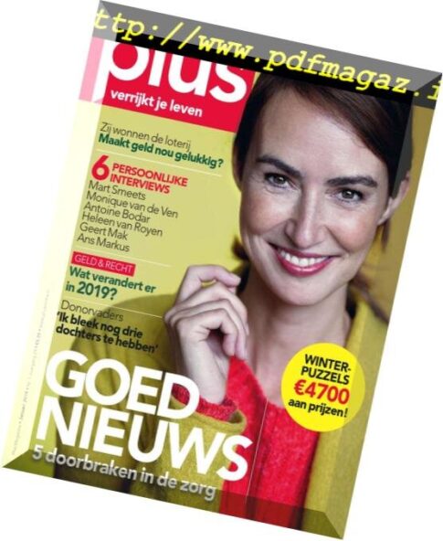Plus Magazine Netherlands — Januari 2019