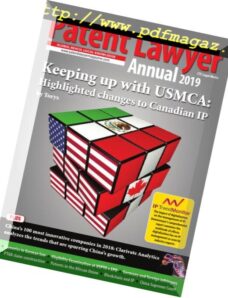 The Patent Lawyer Magazine – Annual 2018-2019