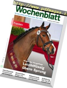 Bayerisches Landwirtschaftliches Wochenblatt Franken – 07 Februar 2019