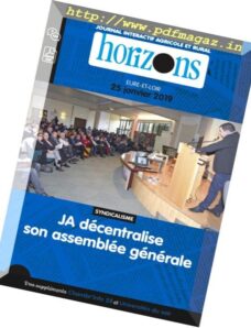 Horizons Centre Ile-de-France — 25 janvier 2019