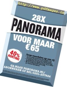 Panorama Netherlands – 06 februari 2019