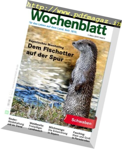 Bayerisches Landwirtschaftliches Wochenblatt Schwaben — 28 Februar 2019