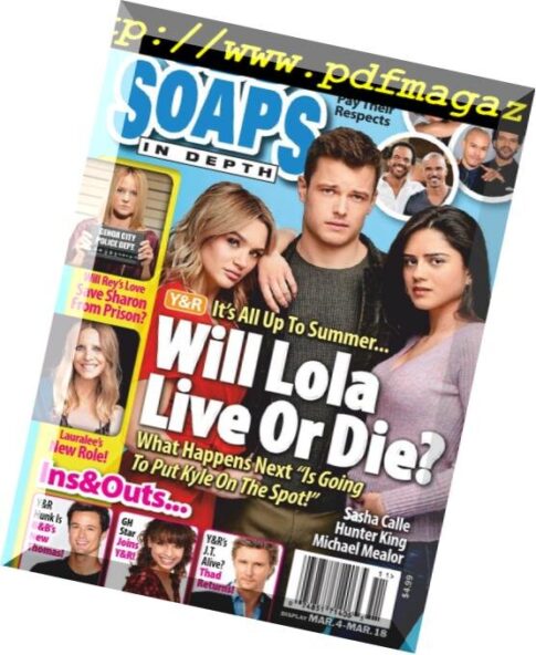 CBS Soaps In Depth – March 18, 2019