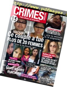 Crimes Magazine – decembre 2018