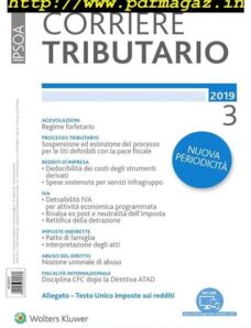 Corriere Tributario – Marzo 2019