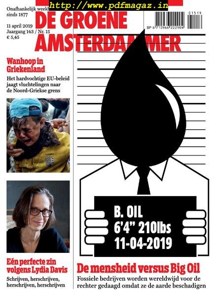 De Groene Amsterdammer — 12 april 2019