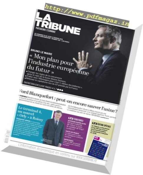 La Tribune — 15 Fevrier 2019