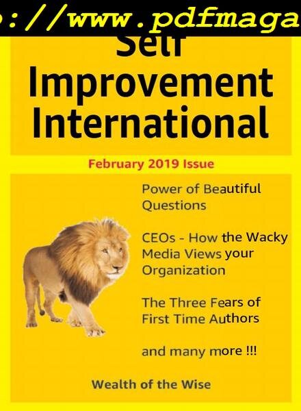Self Improvement International — February 2019