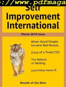 Self Improvement International – March 2019