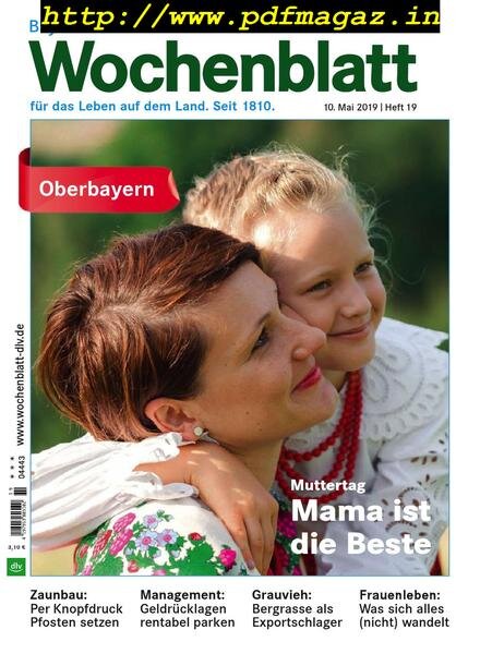 Bayerisches Landwirtschaftliches Wochenblatt Oberbayern — 09 Mai 2019