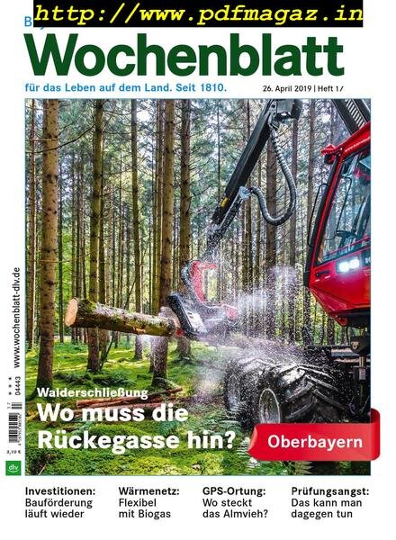 Bayerisches Landwirtschaftliches Wochenblatt Oberbayern – 25 April 2019