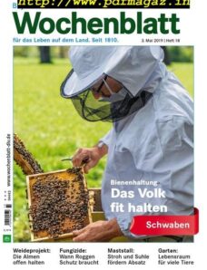 Bayerisches Landwirtschaftliches Wochenblatt Schwaben – 02 Mai 2019