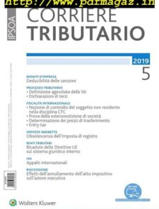 Corriere Tributario – Maggio 2019