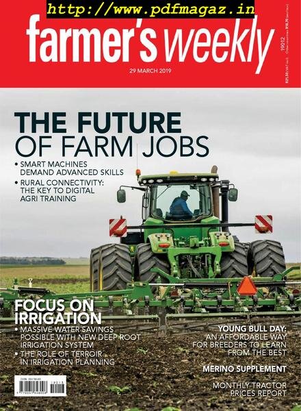 Farmer’s Weekly – 29 March 2019