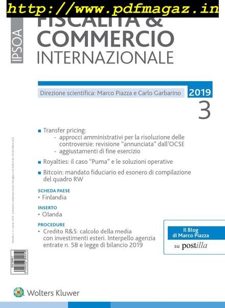 Fiscalita & Commercio Internazionale — Marzo 2019