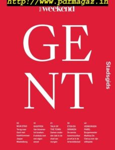 Knack Weekend — Stadsgids Gent — Mai 2019