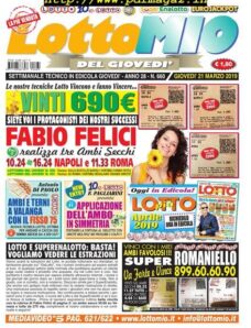 Lottomio del Giovedi – 21 Marzo 2019