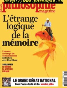 Philosophie Magazine France – Mars 2019