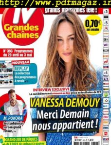 TV Grandes chaines – 20 Avril 2019