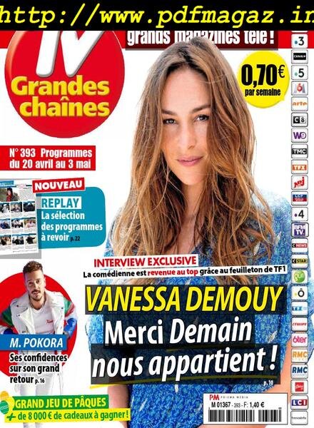 TV Grandes chaines – 20 Avril 2019