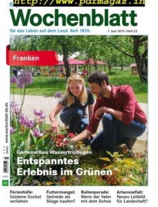 Bayerisches Landwirtschaftliches Wochenblatt Franken – 06 Juni 2019