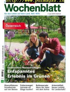 Bayerisches Landwirtschaftliches Wochenblatt Oesterreich – 06 Juni 2019