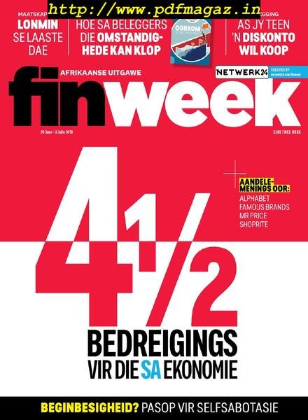 Finweek Afrikaans Edition — Junie 20, 2019