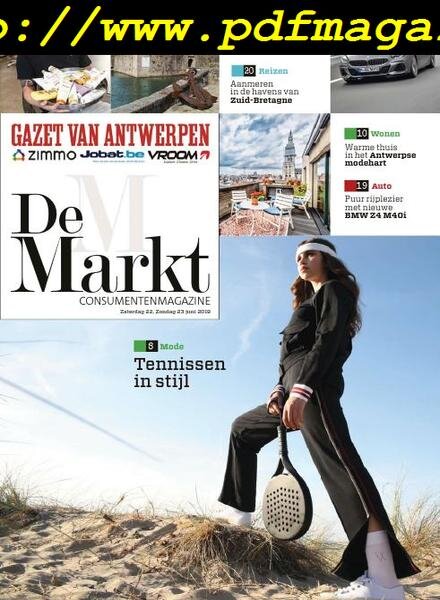 Gazet van Antwerpen De Markt — 22 juni 2019