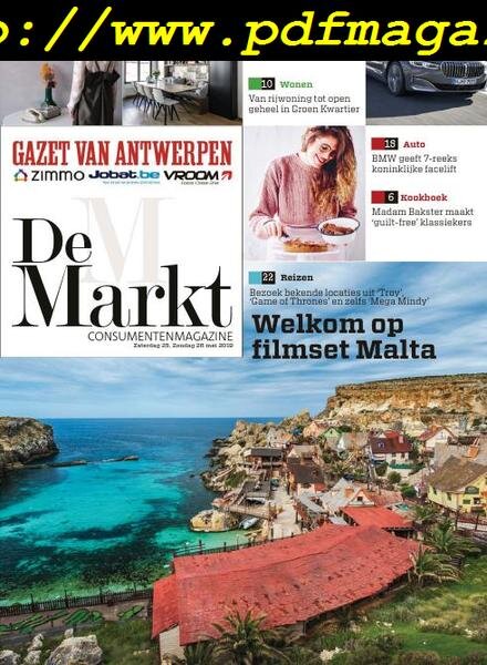 Gazet van Antwerpen De Markt – 25 mei 2019