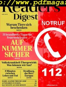 Reader’s Digest Germany – Juni 2019