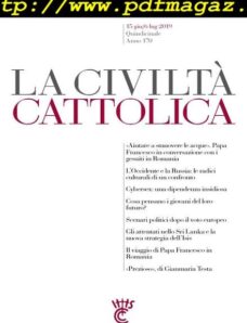 La Civilta Cattolica – 15 Giugno 2019