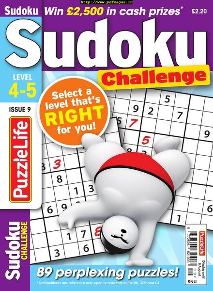 PuzzleLife Sudoku Challenge — July 2019